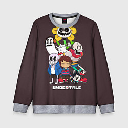 Свитшот детский Undertale 3, цвет: 3D-меланж