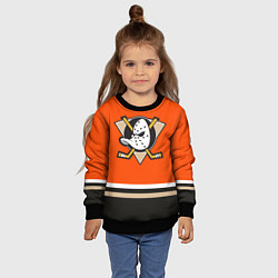 Свитшот детский Anaheim Ducks, цвет: 3D-черный — фото 2
