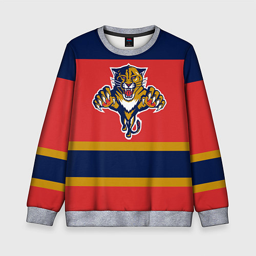 Детский свитшот Florida Panthers / 3D-Меланж – фото 1