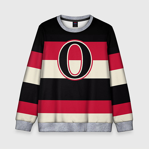 Детский свитшот Ottawa Senators O / 3D-Меланж – фото 1
