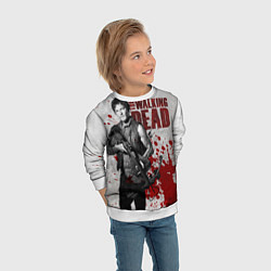 Свитшот детский Walking Dead: Deryl Dixon, цвет: 3D-белый — фото 2