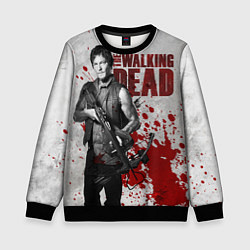 Свитшот детский Walking Dead: Deryl Dixon, цвет: 3D-черный