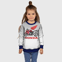 Свитшот детский Honda 2, цвет: 3D-синий — фото 2