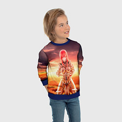 Свитшот детский Fairy Tail, цвет: 3D-синий — фото 2