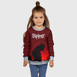 Свитшот детский Slipknot Shadows, цвет: 3D-меланж — фото 2