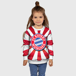 Свитшот детский FC Bayern, цвет: 3D-белый — фото 2