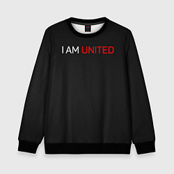 Свитшот детский Manchester United team, цвет: 3D-черный