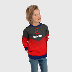 Свитшот детский Gambit Gaming Uniform, цвет: 3D-синий — фото 2