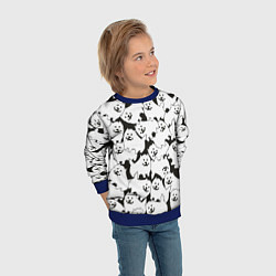 Свитшот детский Undertale Annoying dog, цвет: 3D-синий — фото 2