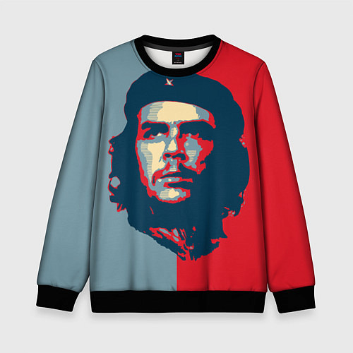 Детский свитшот Che Guevara / 3D-Черный – фото 1