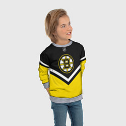 Свитшот детский NHL: Boston Bruins, цвет: 3D-меланж — фото 2