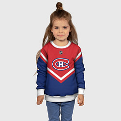 Свитшот детский NHL: Montreal Canadiens, цвет: 3D-белый — фото 2