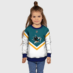 Свитшот детский NHL: San Jose Sharks, цвет: 3D-синий — фото 2