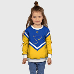 Свитшот детский NHL: St. Louis Blues, цвет: 3D-белый — фото 2