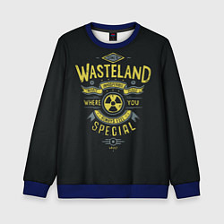 Свитшот детский Come to Wasteland, цвет: 3D-синий
