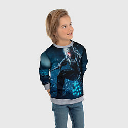 Свитшот детский Metal gear solid 4, цвет: 3D-меланж — фото 2