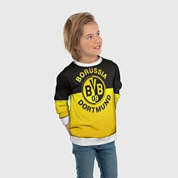 Свитшот детский Borussia Dortmund FC, цвет: 3D-белый — фото 2