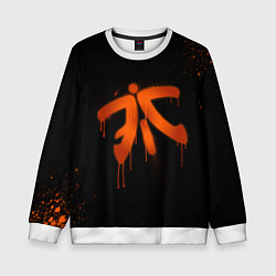 Свитшот детский Fnatic: Black collection, цвет: 3D-белый