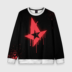Свитшот детский Astralis: Black collection, цвет: 3D-белый