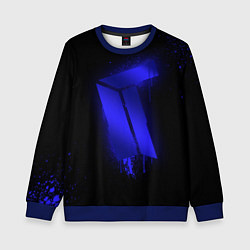Свитшот детский Titan: Black collection, цвет: 3D-синий