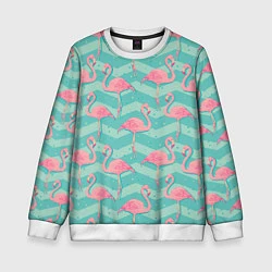 Детский свитшот Flamingo Pattern