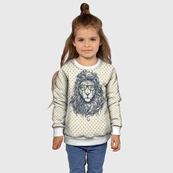 Свитшот детский SWAG Lion, цвет: 3D-белый — фото 2