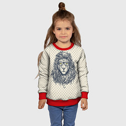 Свитшот детский SWAG Lion, цвет: 3D-красный — фото 2