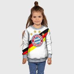 Свитшот детский FC Bayern: Germany, цвет: 3D-меланж — фото 2