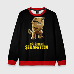 Свитшот детский Kotu Kedi Serafettin, цвет: 3D-красный