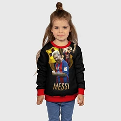 Свитшот детский Messi Star, цвет: 3D-красный — фото 2
