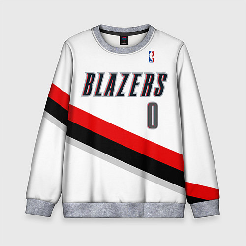 Детский свитшот Portland Trail Blazers 0 / 3D-Меланж – фото 1