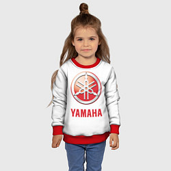 Свитшот детский Yamaha, цвет: 3D-красный — фото 2