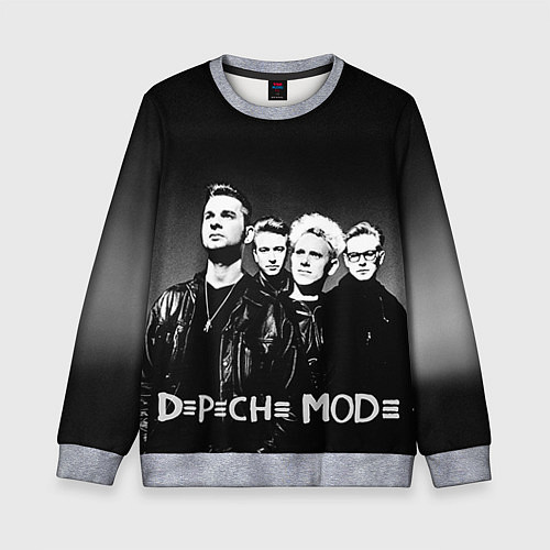 Детский свитшот Depeche Mode: mono / 3D-Меланж – фото 1