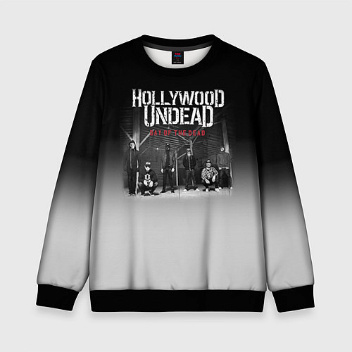 Детский свитшот Hollywood Undead: Day of the dead / 3D-Черный – фото 1