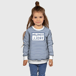 Свитшот детский Mumiy Troll, цвет: 3D-белый — фото 2