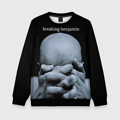 Детский свитшот Breaking Benjamin: Pain / 3D-Черный – фото 1
