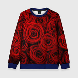 Детский свитшот Красные розы