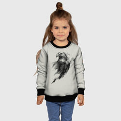 Свитшот детский Дикий орел, цвет: 3D-черный — фото 2
