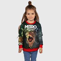 Свитшот детский Metro Exodus, цвет: 3D-красный — фото 2