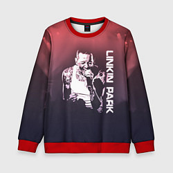 Свитшот детский Linkin Park Честер, цвет: 3D-красный
