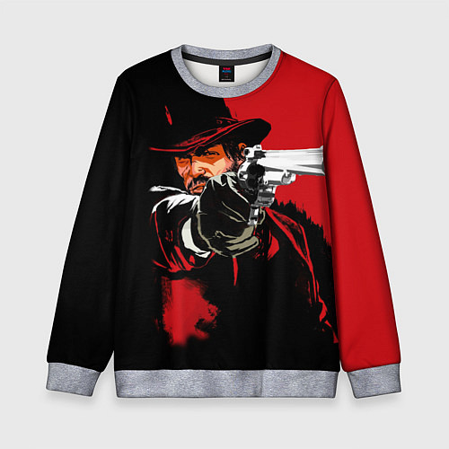 Детский свитшот Red Dead Redemption / 3D-Меланж – фото 1
