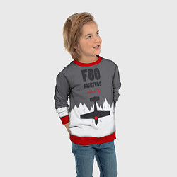 Свитшот детский Foo Fighters: Learn to fly, цвет: 3D-красный — фото 2