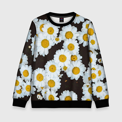 Детский свитшот Аромашки / 3D-Черный – фото 1