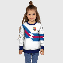 Свитшот детский FC Barcelona, цвет: 3D-синий — фото 2