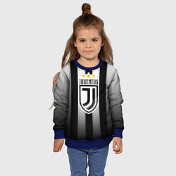 Свитшот детский Juventus FC: New logo, цвет: 3D-синий — фото 2