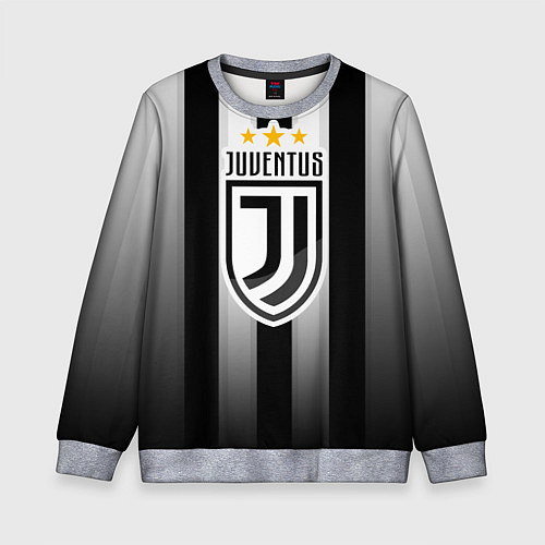 Детский свитшот Juventus FC: New logo / 3D-Меланж – фото 1