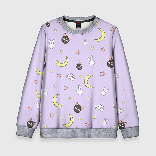 Детский свитшот Сейлор Мур / 3D-Меланж – фото 1