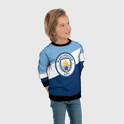 Свитшот детский FC Manchester City: Colors, цвет: 3D-черный — фото 2