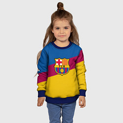 Свитшот детский FC Barcelona 2018 Colors, цвет: 3D-синий — фото 2