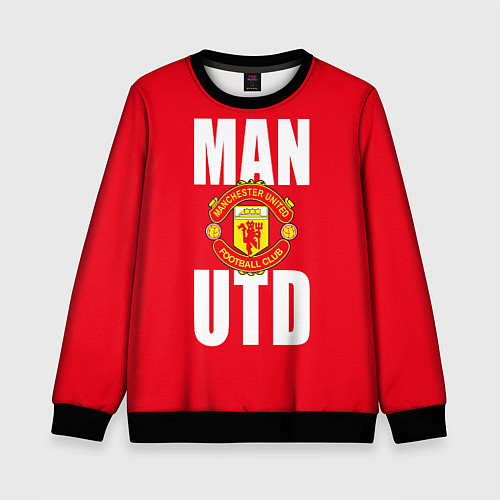 Детский свитшот Man Utd / 3D-Черный – фото 1